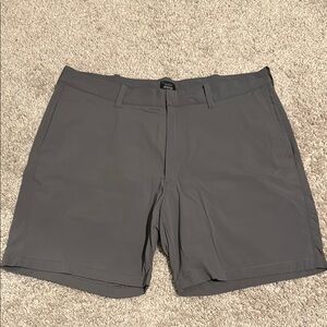J. Crew Men’s Stretch Flat Front Shorts - Dark Gray